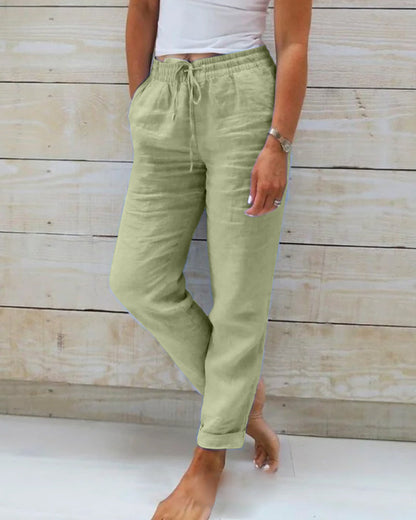Ashley™ | Relaxed Drawstring Drape Trousers