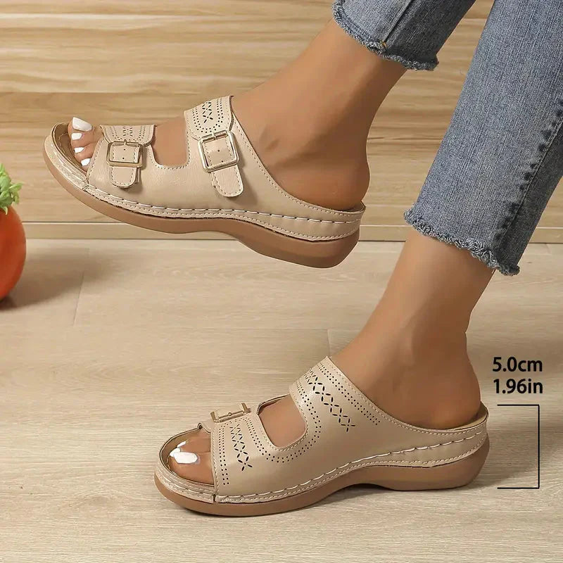 Eloisa™ Stylish adjustable wedge sandals
