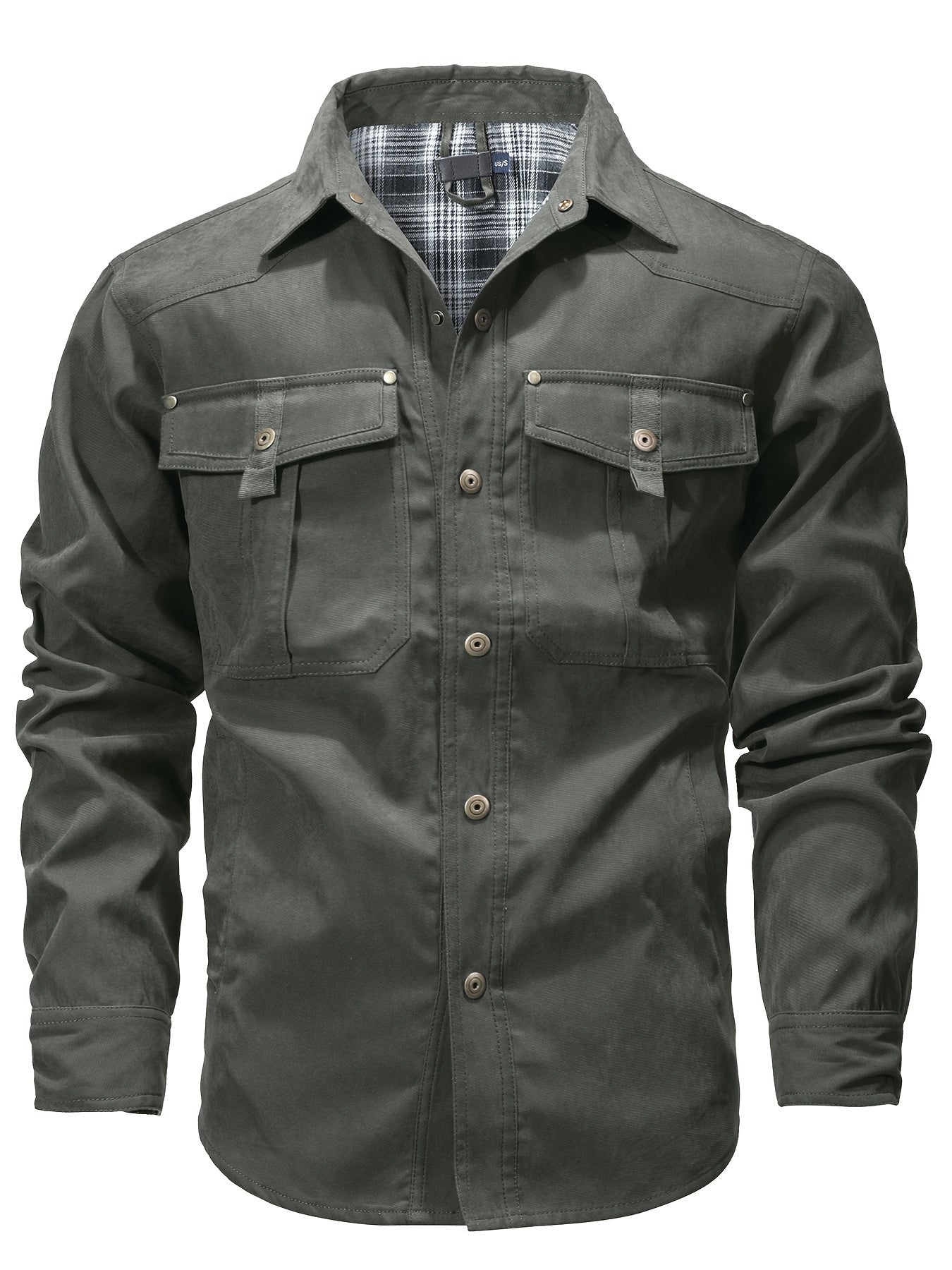 Caius – Casual Long Sleeve Cargo Jacket