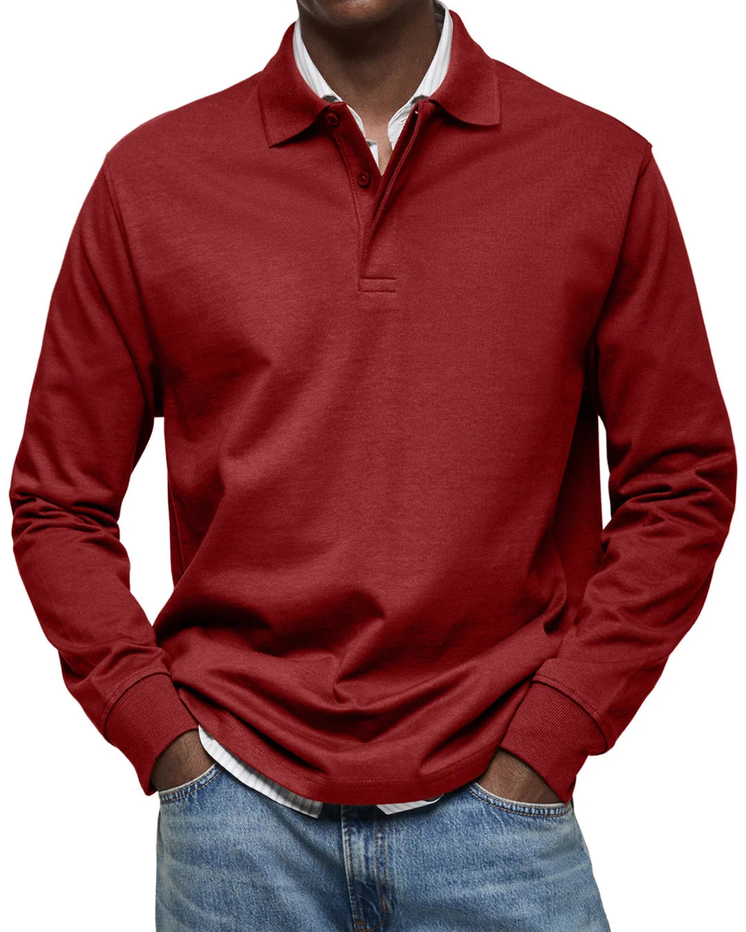 Alexandre™ | Casual Long Sleeve Polo