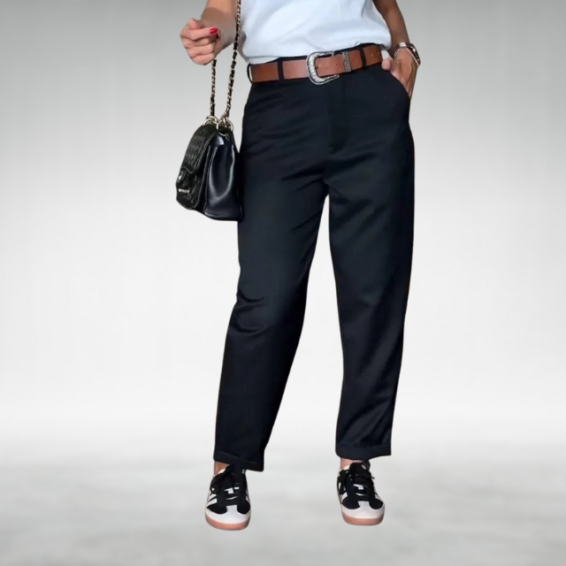 Louise™ | Elegant Slim-Fit Tailored Trousers