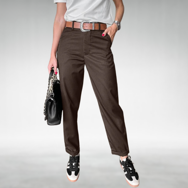 Louise™ | Elegant Slim-Fit Tailored Trousers