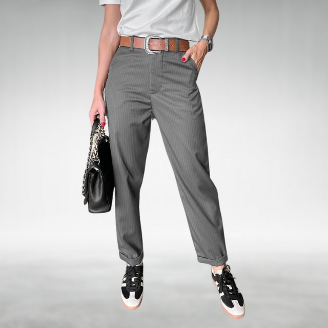 Louise™ | Elegant Slim-Fit Tailored Trousers