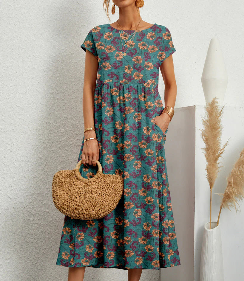 Roselle™ | Floral Flow Dress
