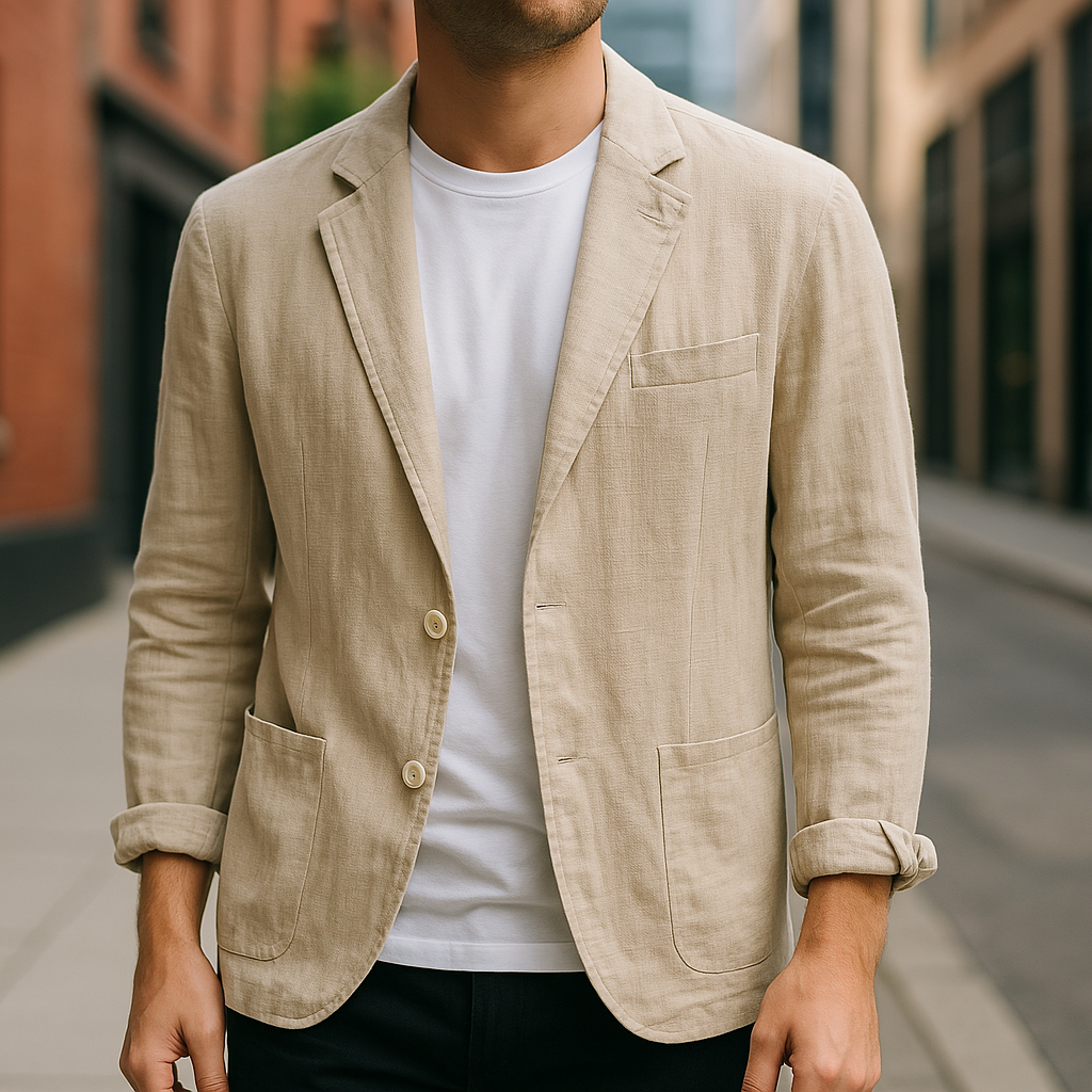 The Belmont - Comfort Linen Blazer