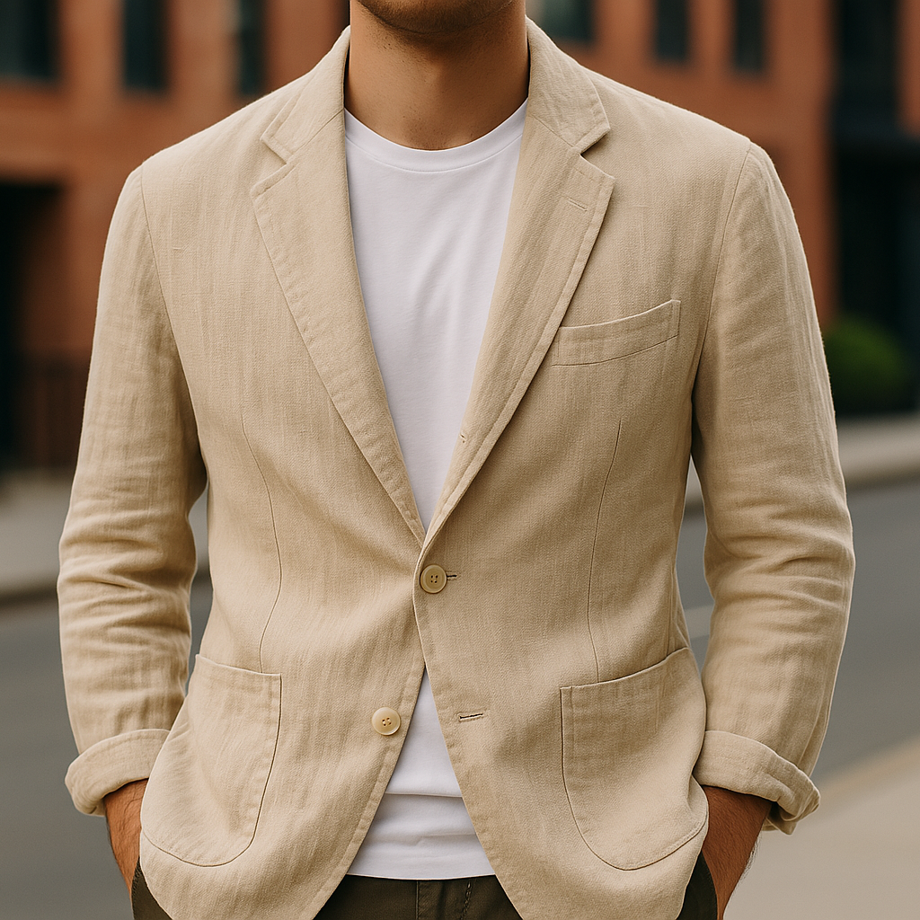 The Belmont - Comfort Linen Blazer