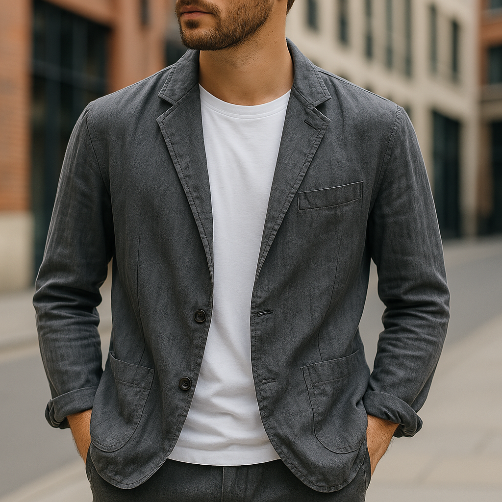 The Belmont - Comfort Linen Blazer