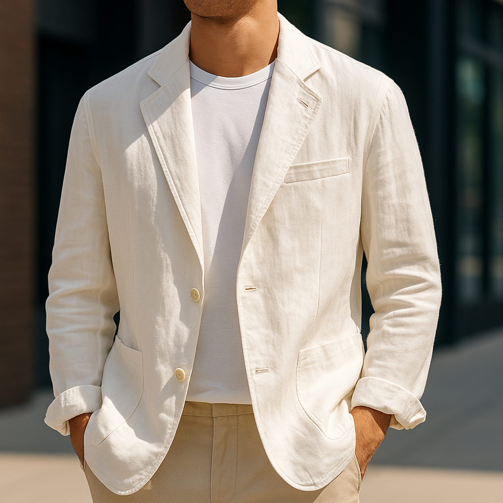 The Belmont - Comfort Linen Blazer