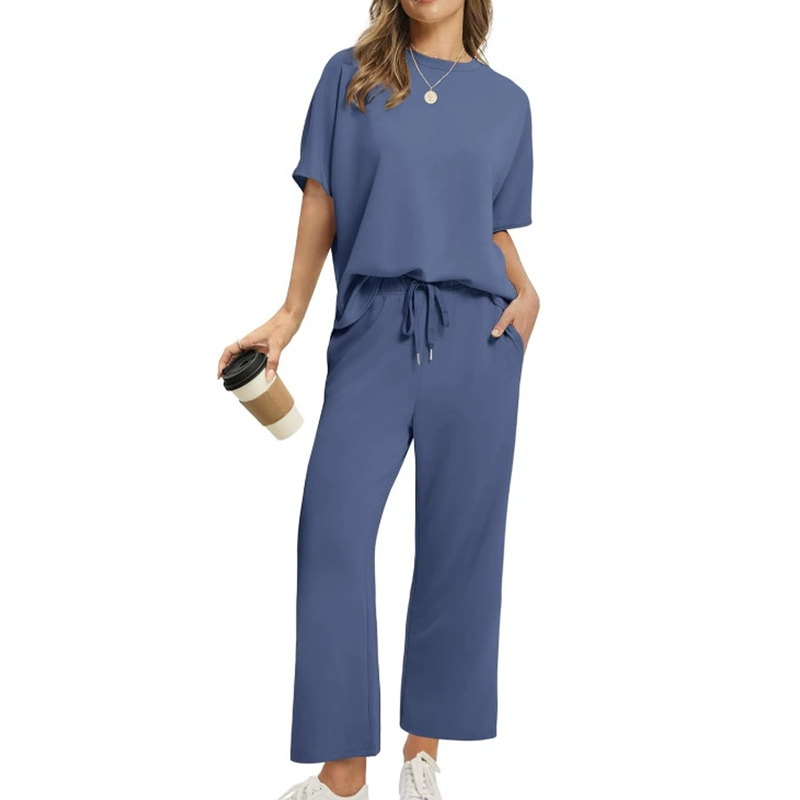Donna - Women's Casual Top And Trouser Set