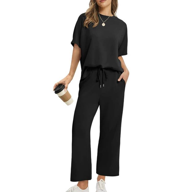 Donna - Women's Casual Top And Trouser Set