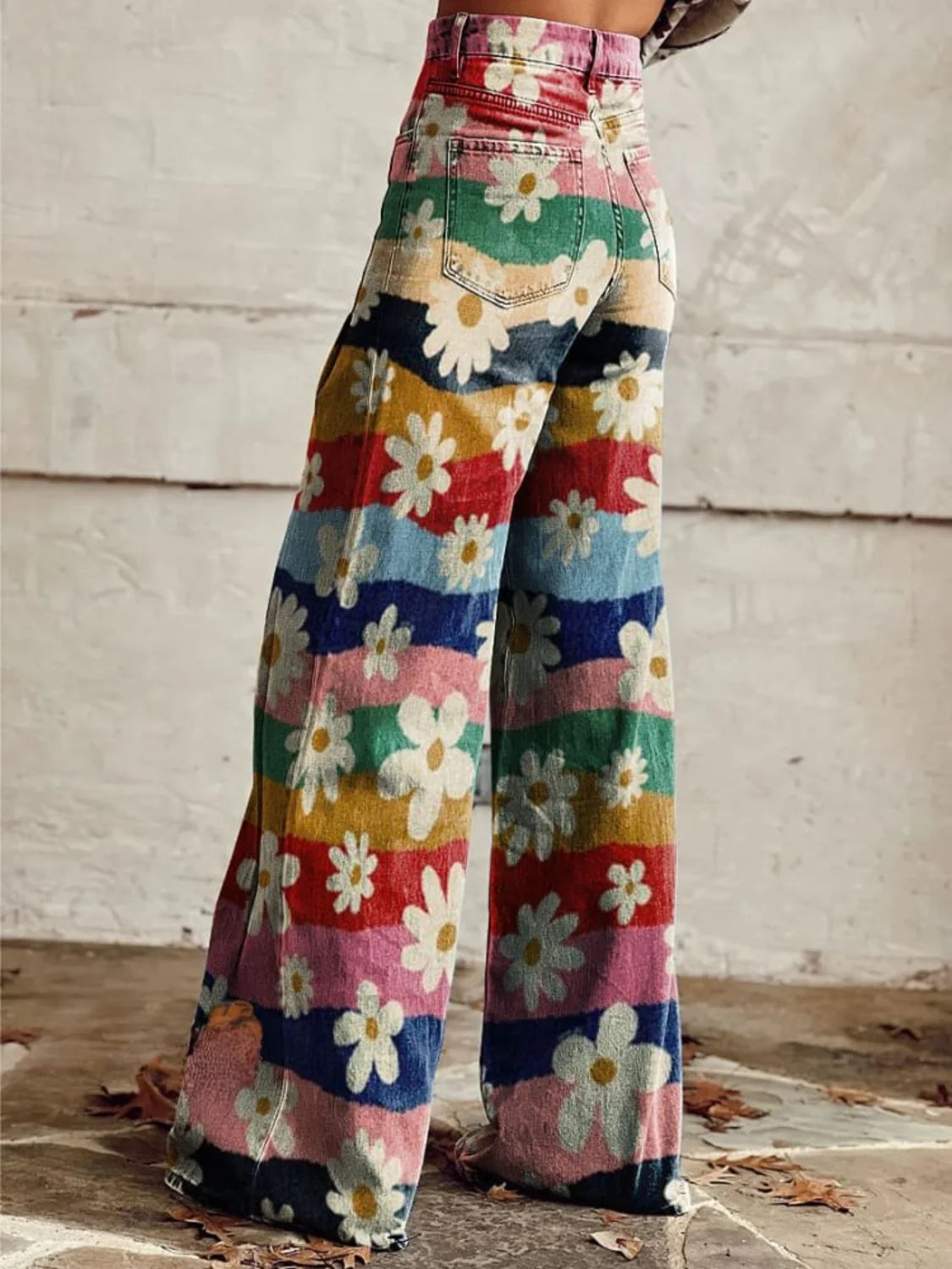 Retro Flower | Vintage Flared Pants Regular price