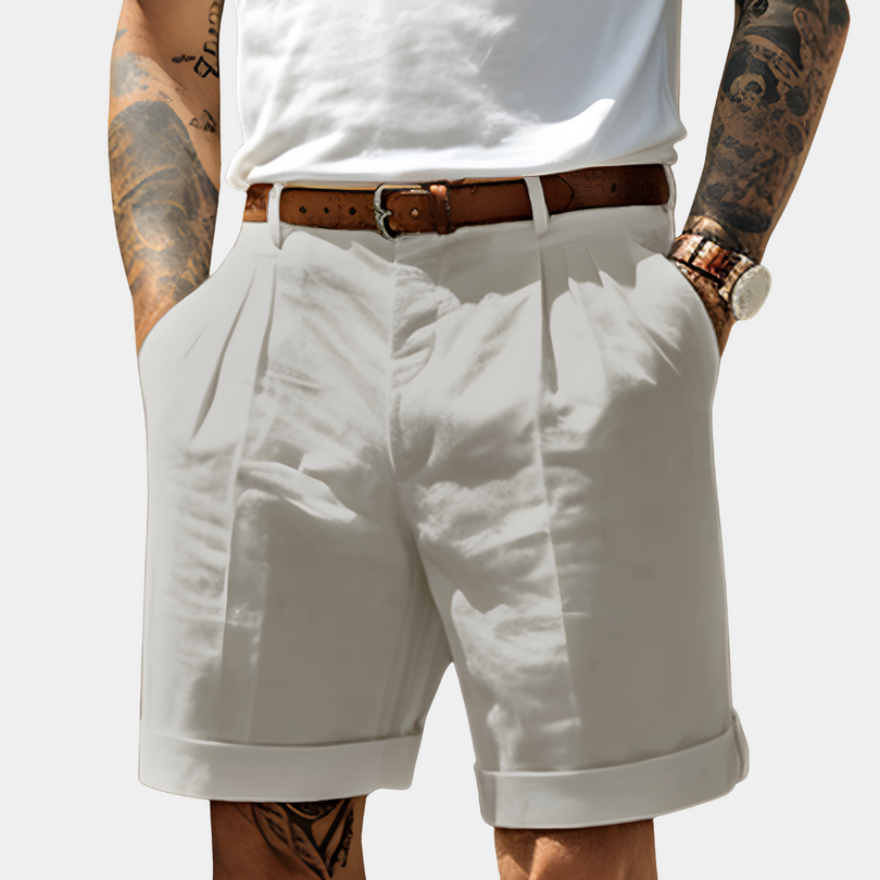 Antione™ – Tailored Cotton Shorts