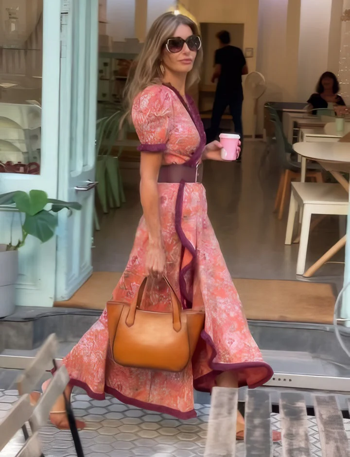 Haven™ | Elegant Puff‑Sleeve Maxi Dress