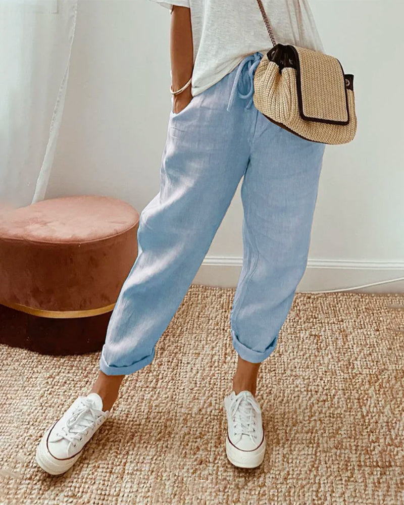Mary™ | Relaxed Retro-Linen Trousers