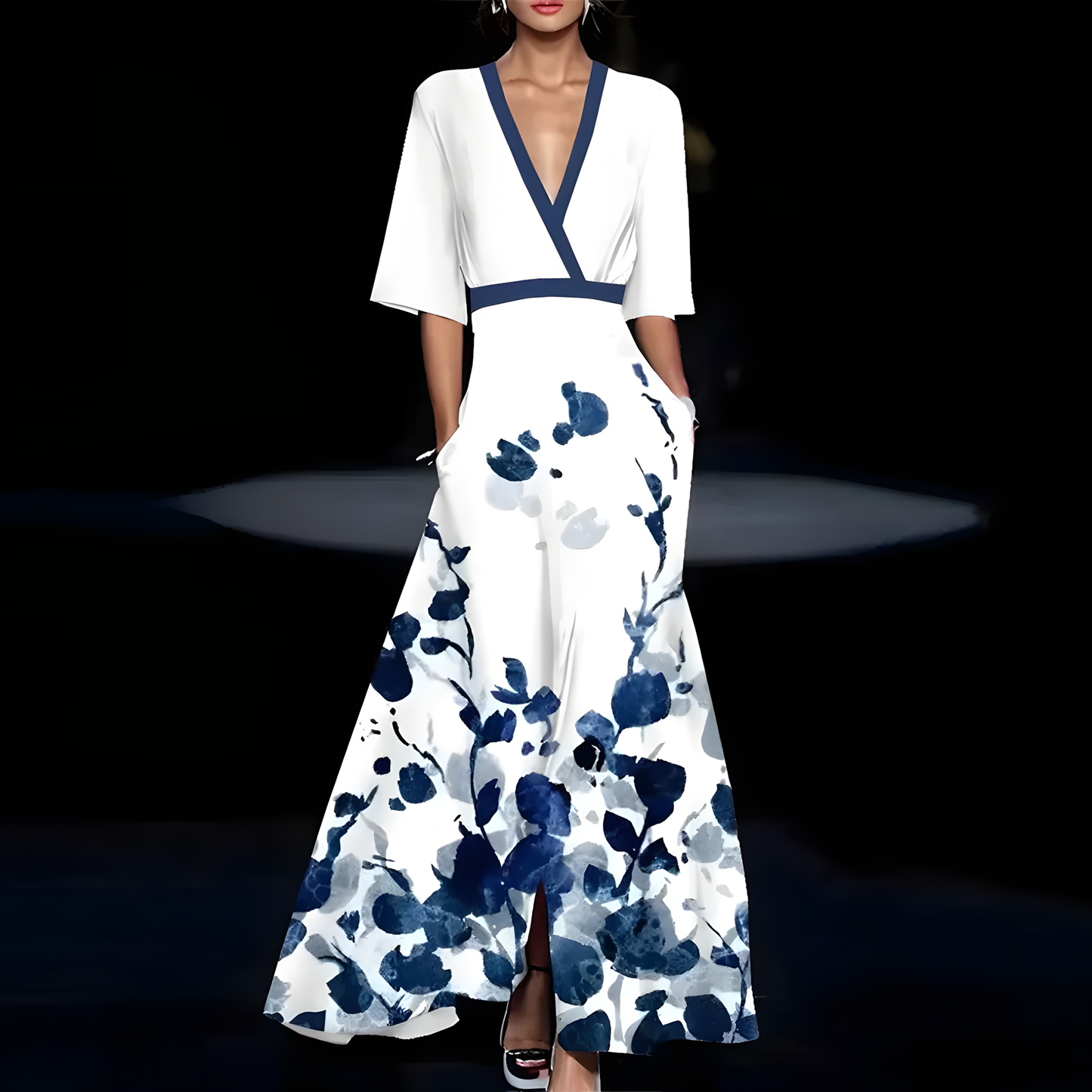 Trisha™ | Elegant Luxe Midi Dress