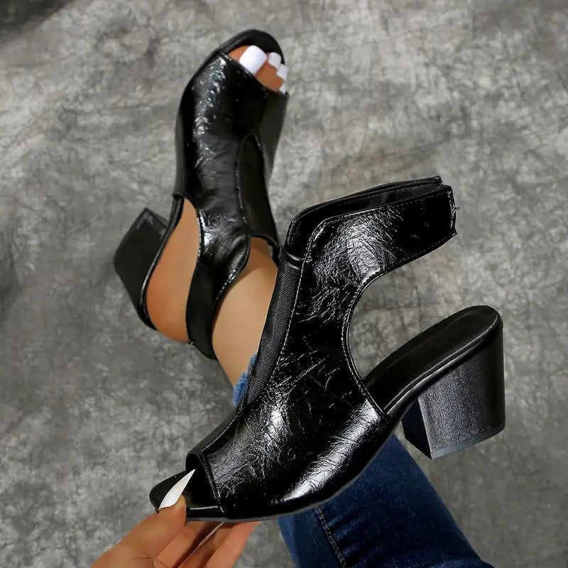 Thomis - Non Slip Leather Sandals with Open Toe