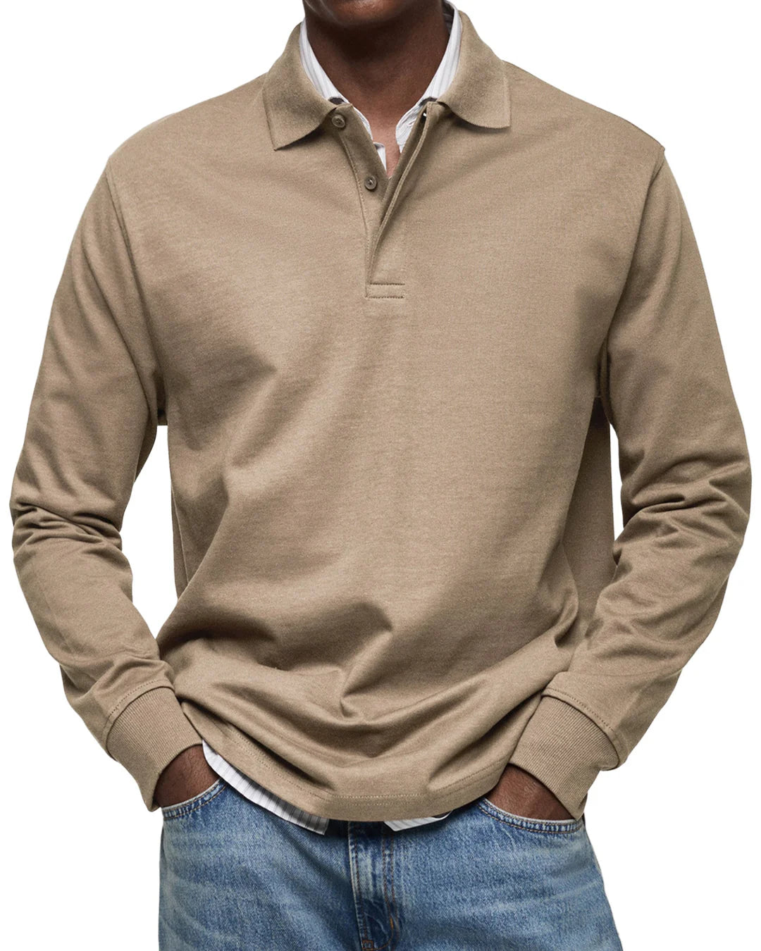 Alexandre™ | Casual Long Sleeve Polo