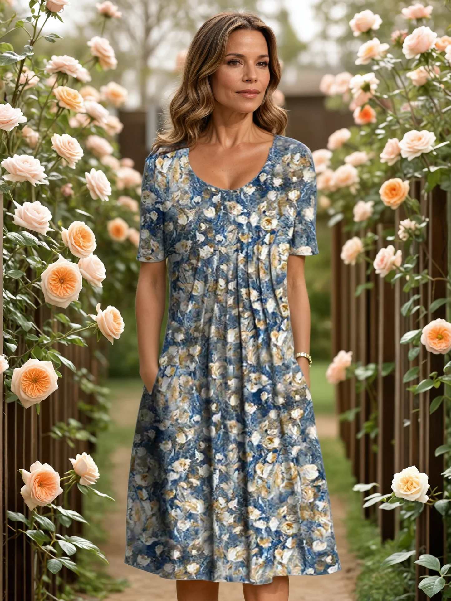 Carlyn™ | Elegant Luxe Midi Dress