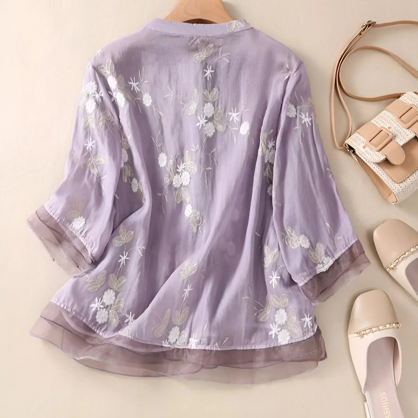 Marie | Floral Button Blouse