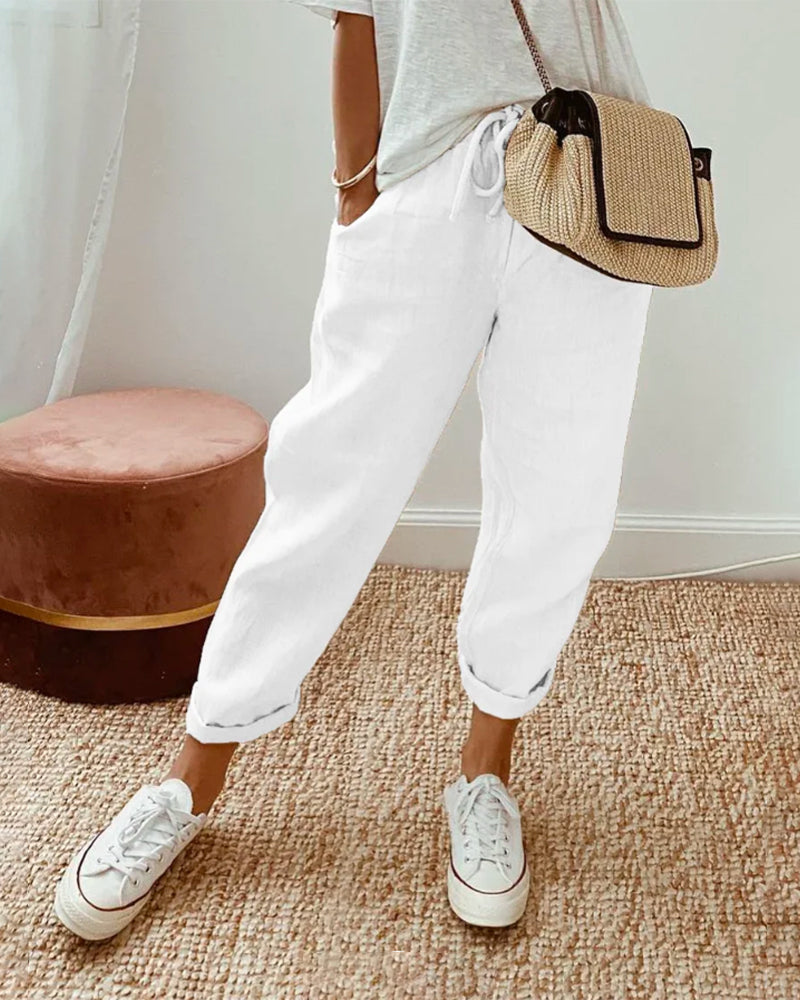 Mary™ | Relaxed Retro-Linen Trousers