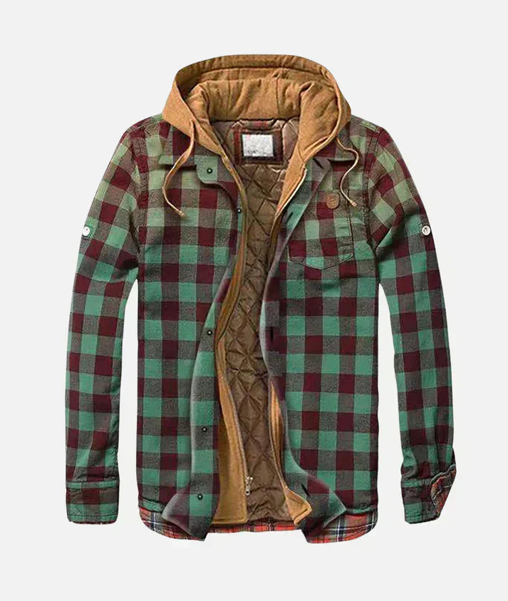 Alain™ – Plaid Patchwork Jacket