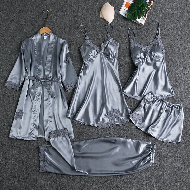 Evelynn | Women's 5-Piece Nightwear Set