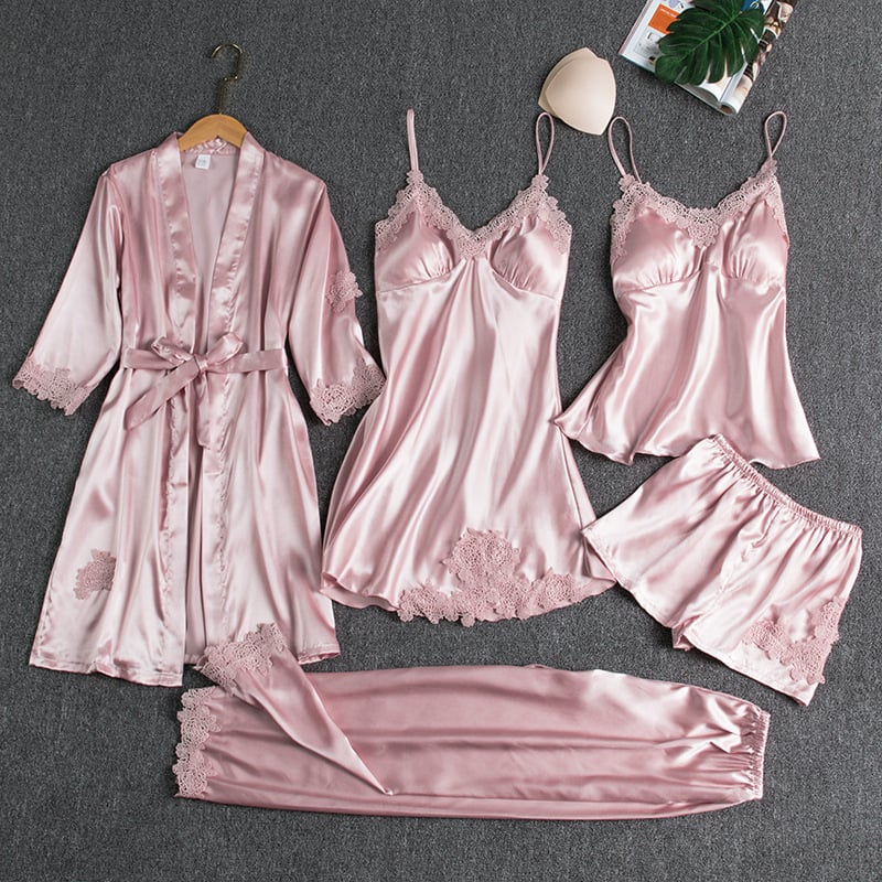 Evelynn | Women's 5-Piece Nightwear Set