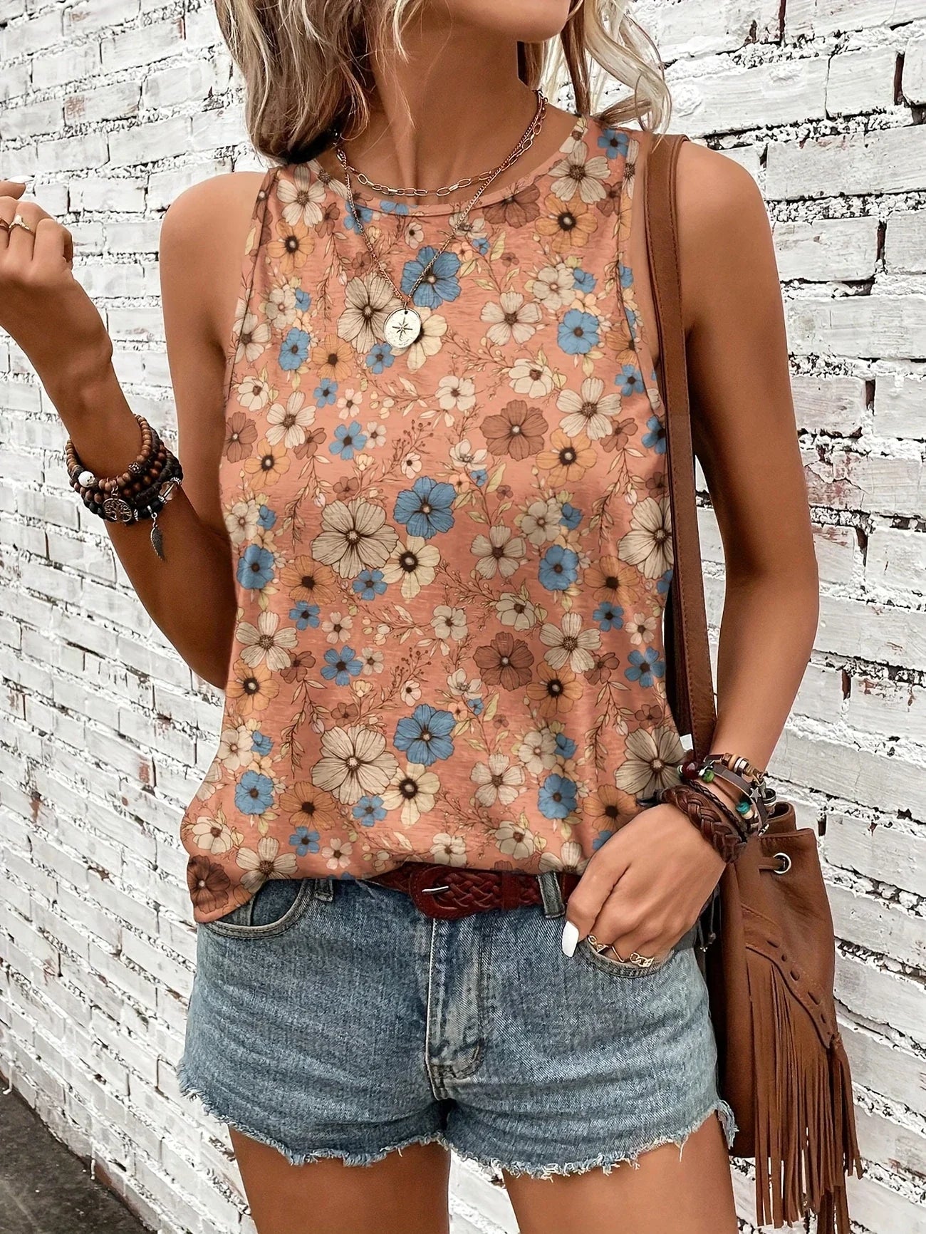 Helen™ | Breezy Floral Sleeveless Top