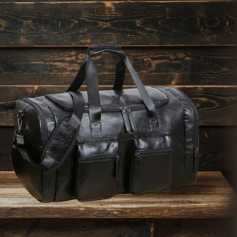 Archer | Men's Vegan Leather Travel Bag