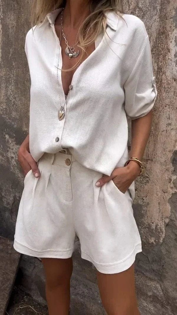 Pauline | Linen Summer Set