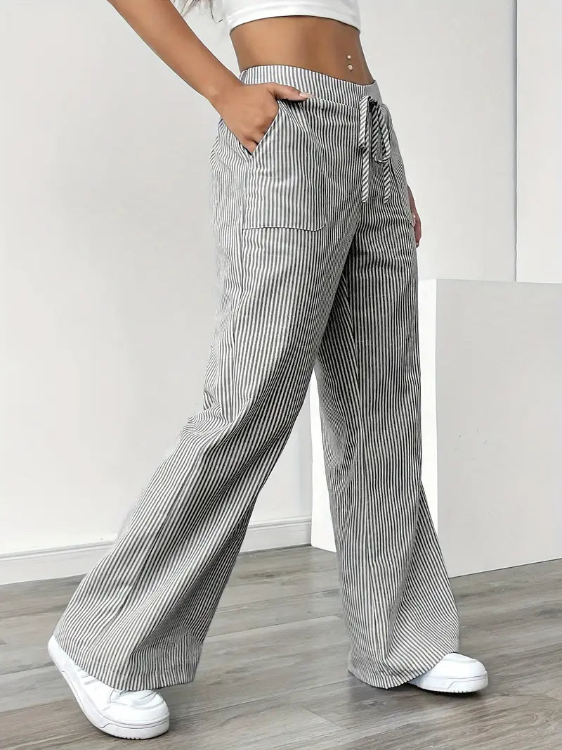 Denise™ | Elegant Corduroy High-Waist Pants