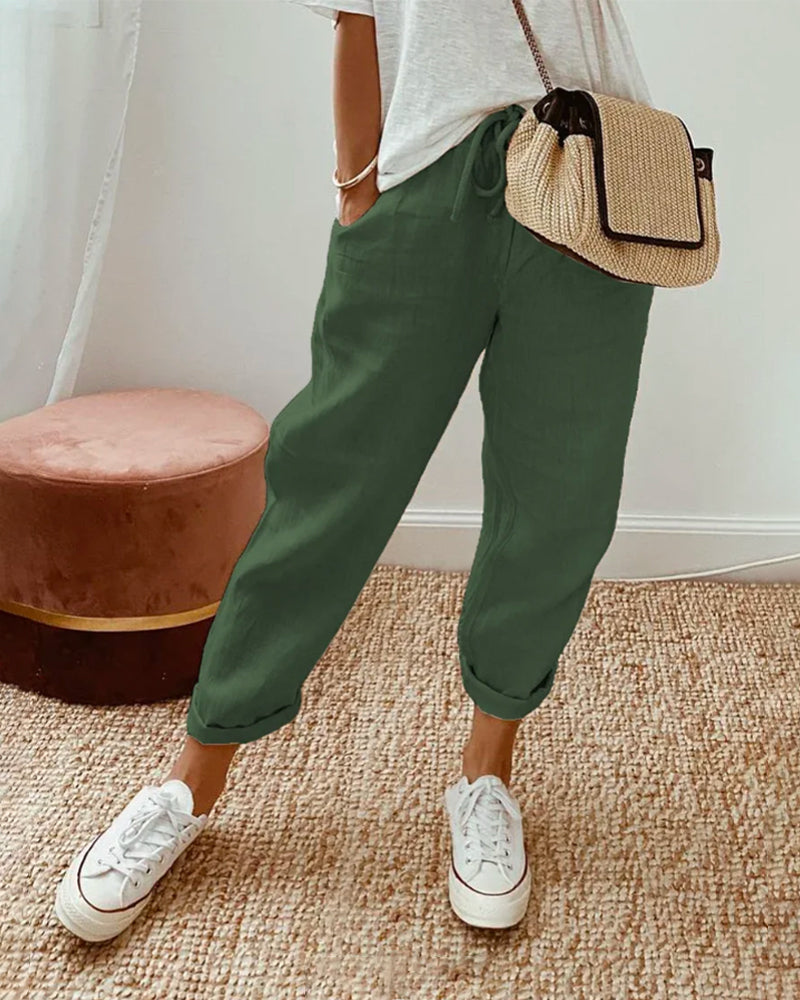 Mary™ | Relaxed Retro-Linen Trousers