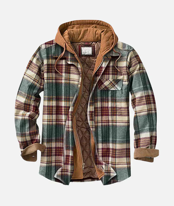 Alain™ – Plaid Patchwork Jacket