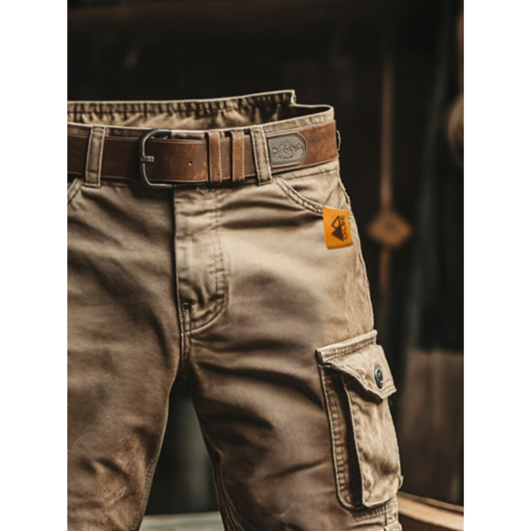 Retro multifunctional cargo shorts