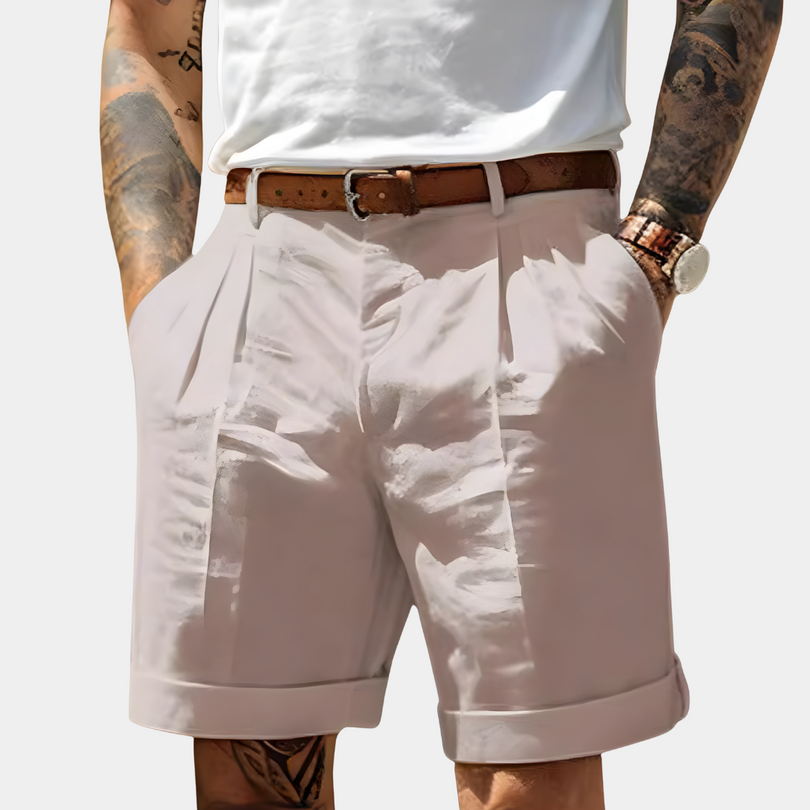 Antione™ – Tailored Cotton Shorts