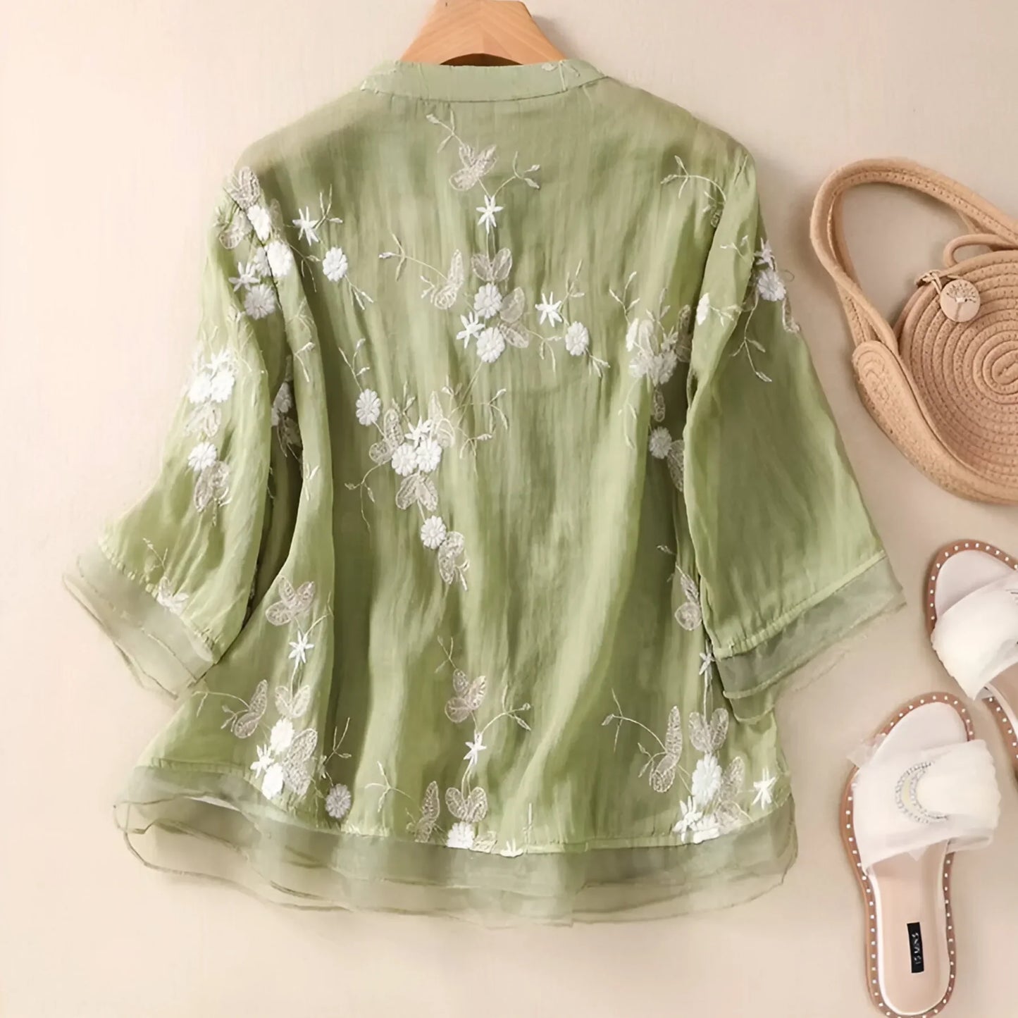 Marie | Floral Button Blouse