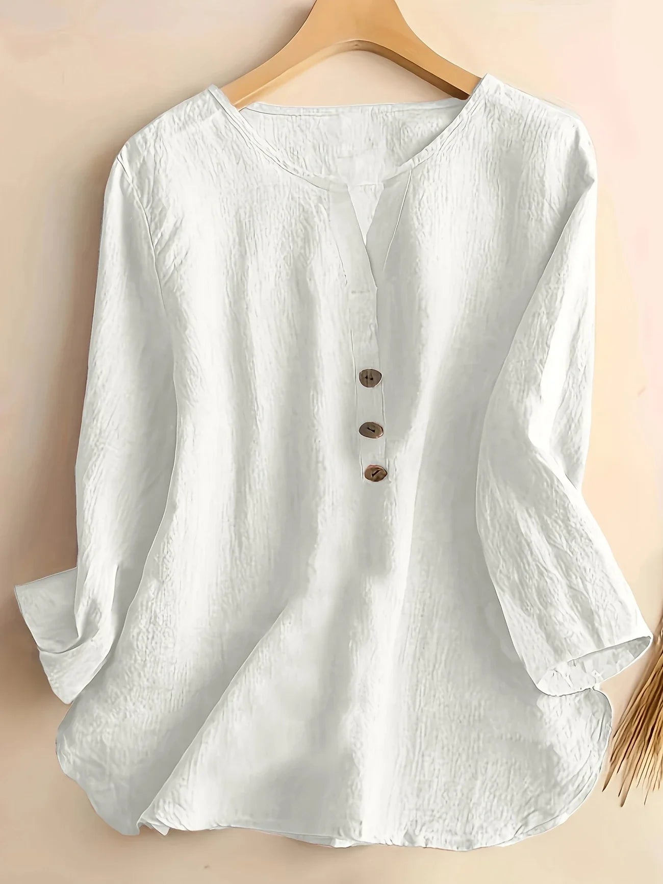 Jen™ | Relaxed Chic Button-Up Blouse