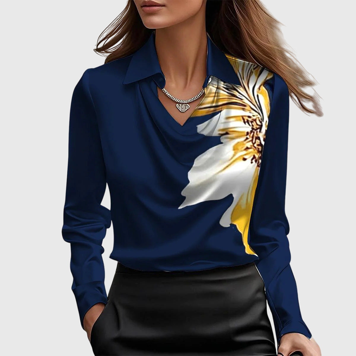 Aurora™ | Luxe Pleated Blouse