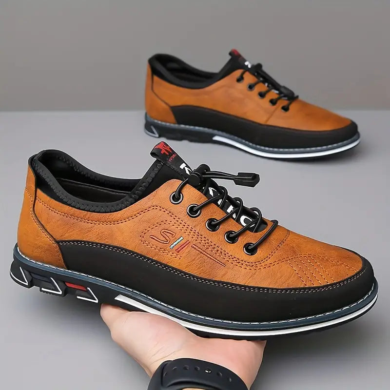 Henry™ | Sleek Leather Comfort Sneakers