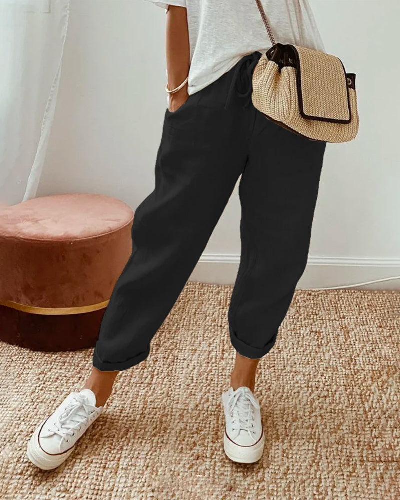Mary™ | Relaxed Retro-Linen Trousers