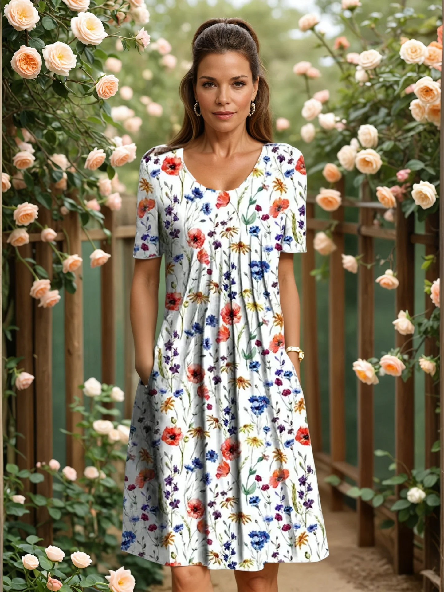 Carlyn™ | Elegant Luxe Midi Dress