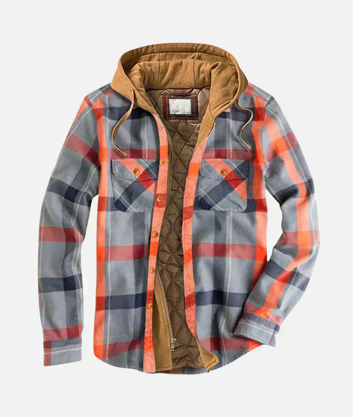 Alain™ – Plaid Patchwork Jacket