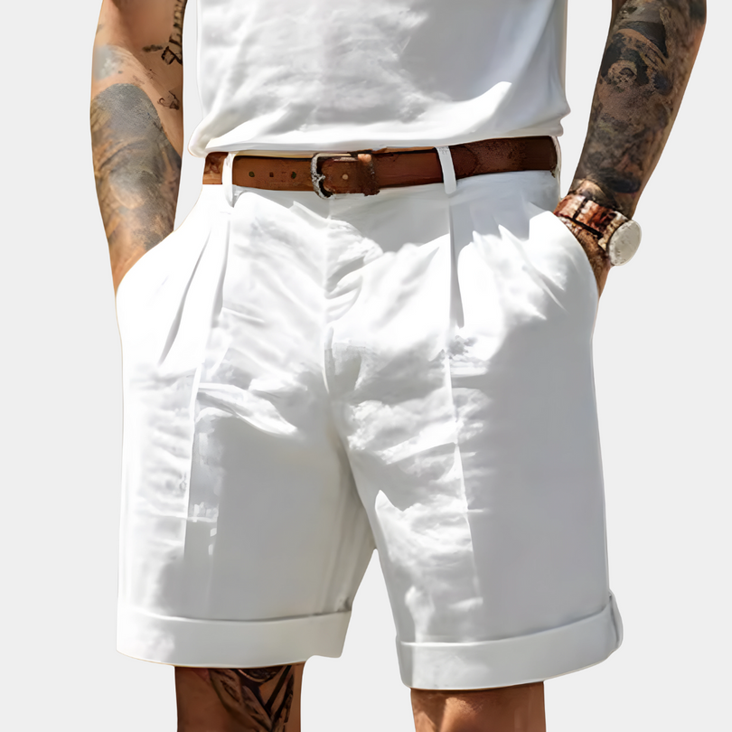 Antione™ – Tailored Cotton Shorts