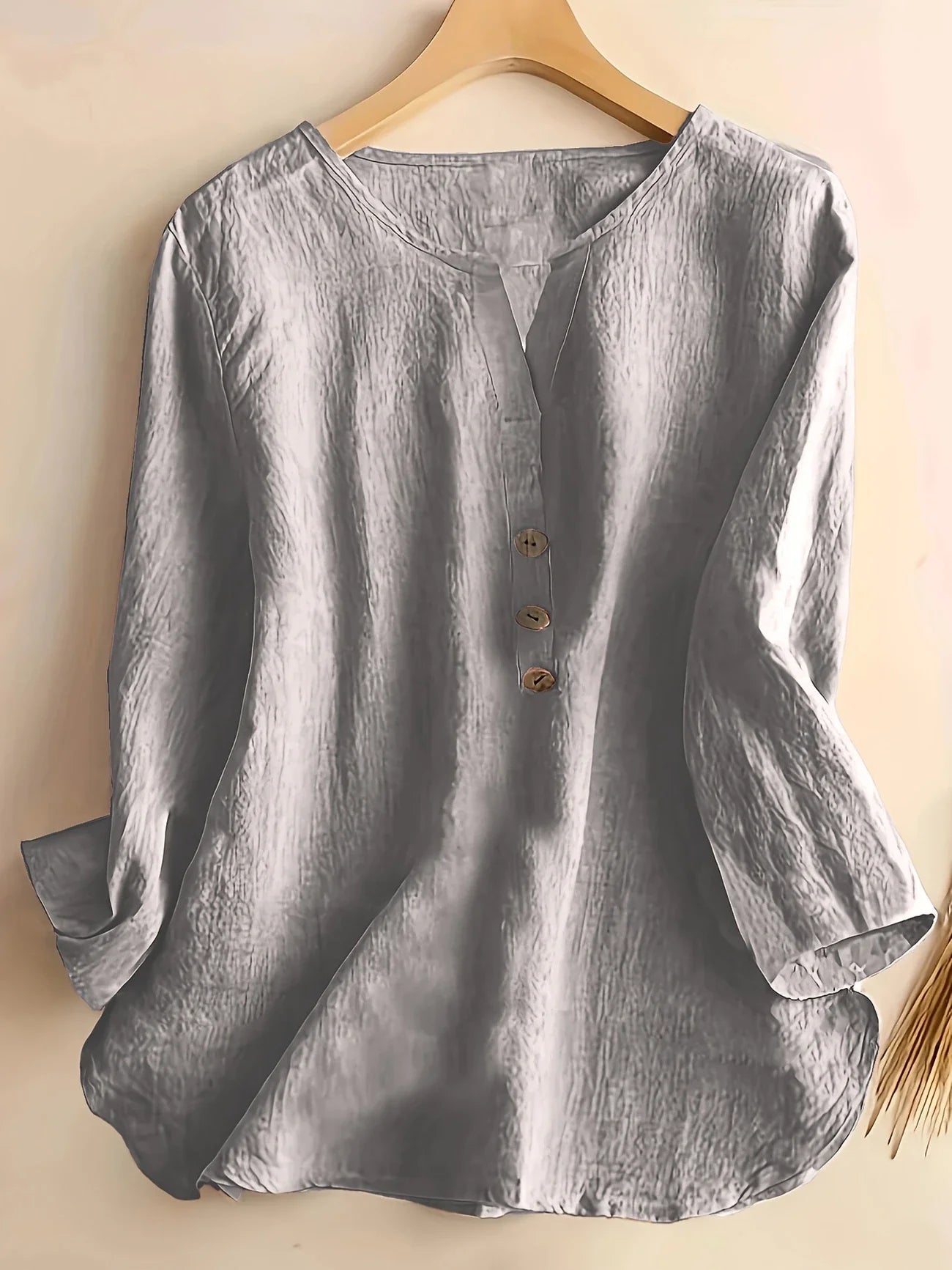 Jen™ | Relaxed Chic Button-Up Blouse