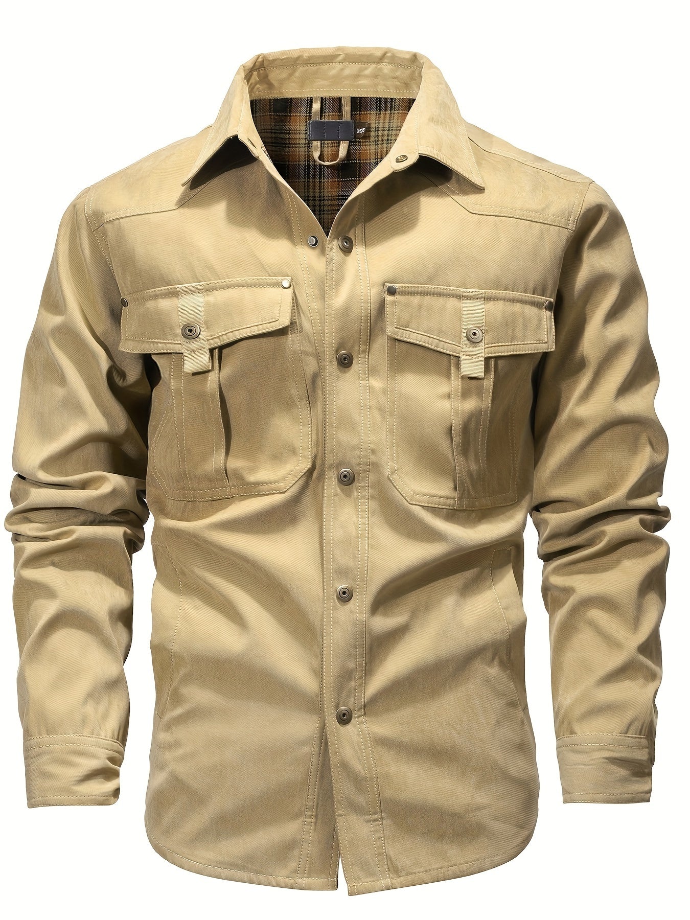 Caius – Casual Long Sleeve Cargo Jacket