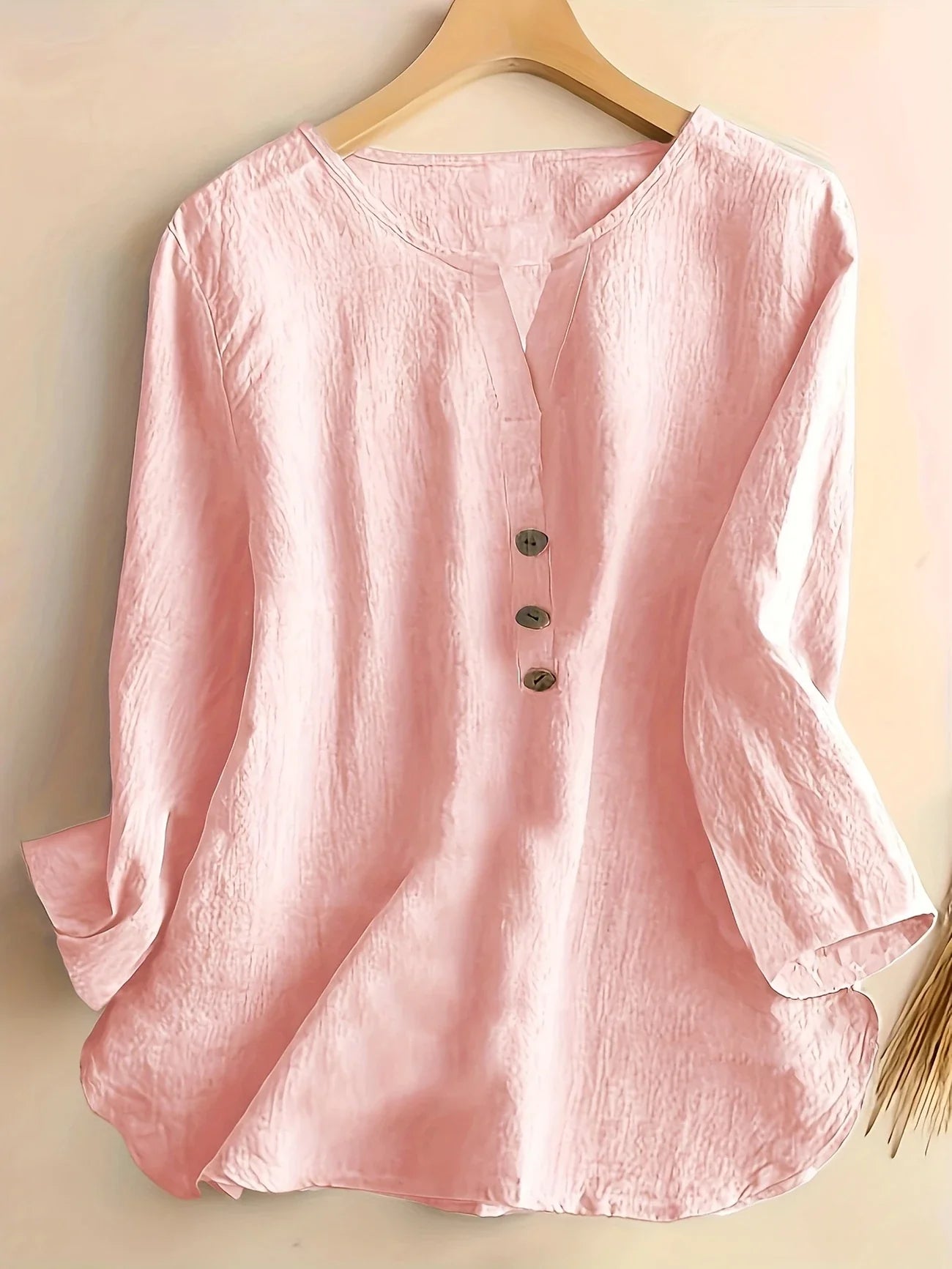 Jen™ | Relaxed Chic Button-Up Blouse