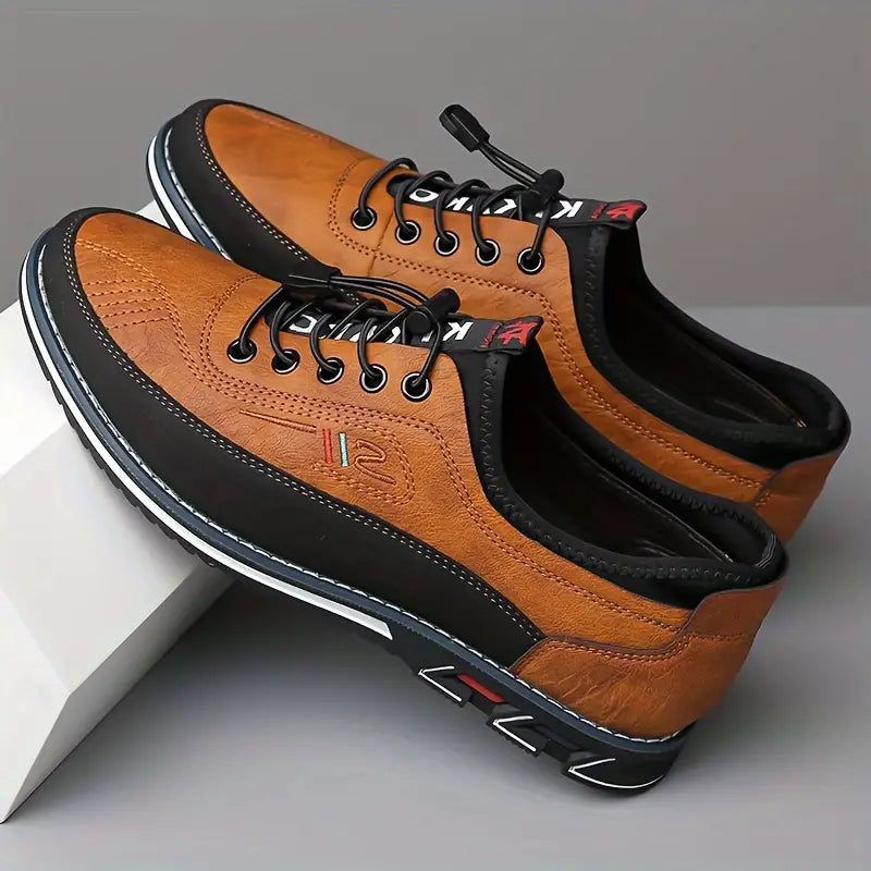 Henry™ | Sleek Leather Comfort Sneakers