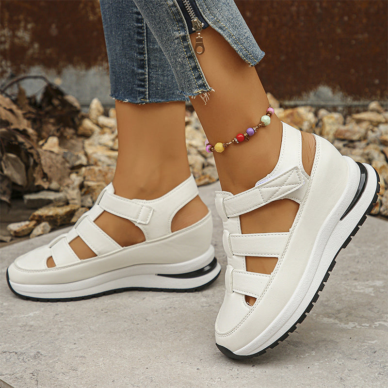 Helia™ | Sleek Comfort Strap Sandals