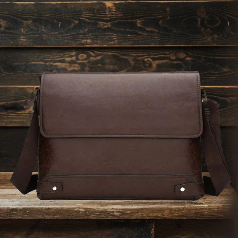 Bradford | All-in-One Men's Leather Shoulder Bag - Business Men