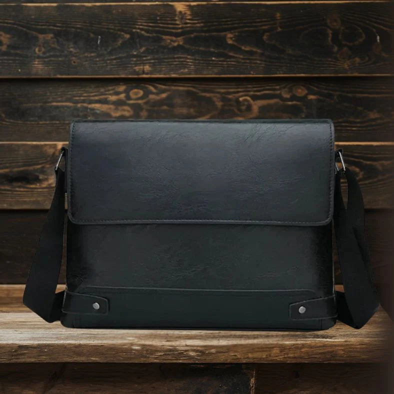 Bradford | All-in-One Men's Leather Shoulder Bag - Business Men
